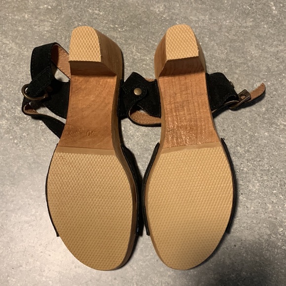 Sanita Menna Danish black suede sandal size 40 / 9 NWOB - Picture 4 of 5